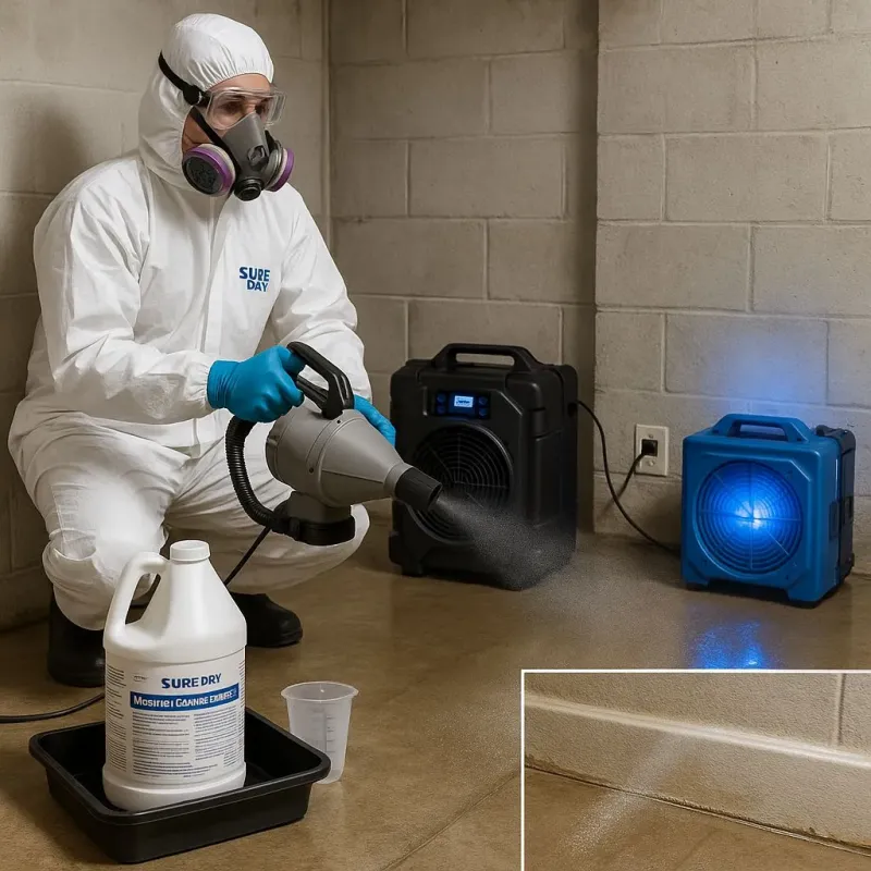 Sanitization and Odor Removal process in Easton, CA
